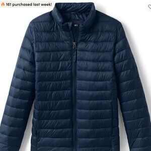 Lands' End Kids Insulated Jacket in Classic Navy, size Kids Medium